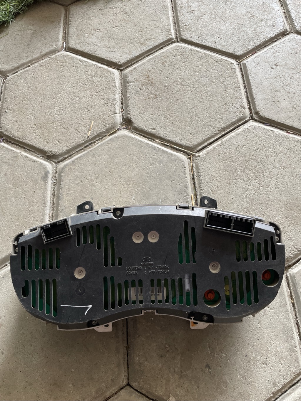 Hyundai i20 meter/clustet