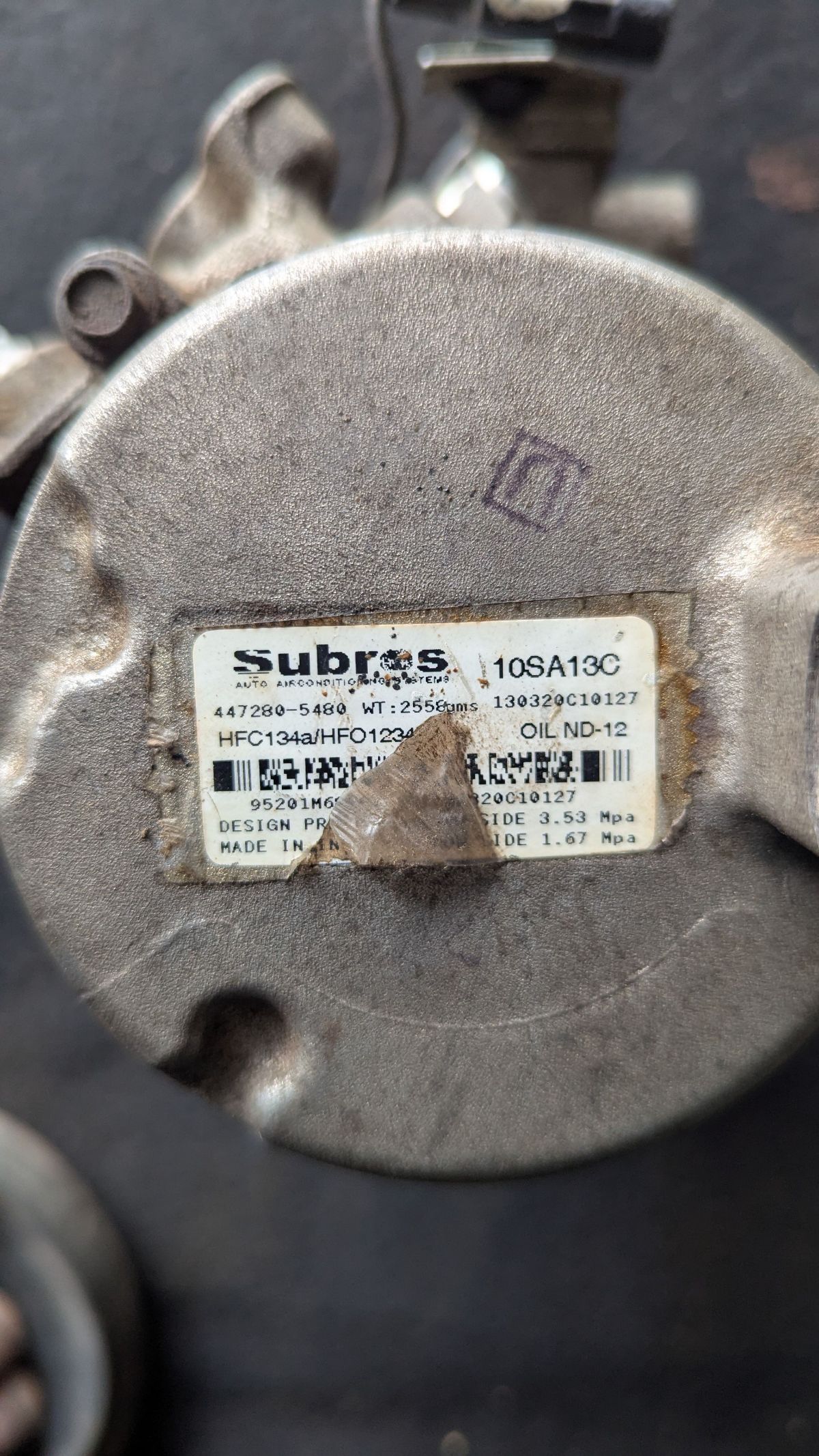 Maruti Baleno petrol 2020 model Ac Compressor Available